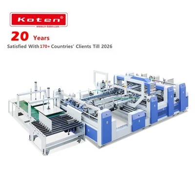 Automatische lijmmachine voor twee vellen